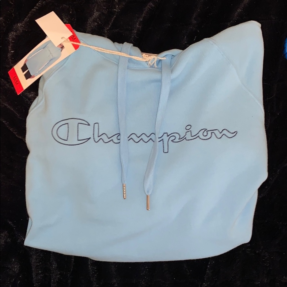 Champion Blue Athletic Hoodie NWT Size Medium